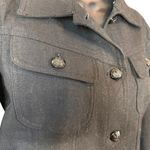 Ralph Lauren  Black Coated Sparkle Denim Jacket Photo 5