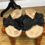 Ulla Johnson  Ingrid Slide sandals in black suede with a cork sole size 8 Photo 0