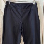 Nic+Zoe Womens Flat Front Mid Rise Straight Leg Slack Pants Black Size 6 Photo 1