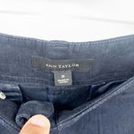 Ann Taylor  Womens Summer Casual Linen‎ Blend Chino Bermuda Shorts Size 8 Navy Photo 2