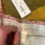 Pookie & Sebastian NWT  Floral Ruffle Smocked Spaghetti Strap Crop Tank Top Small Photo 1