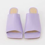 Bottega Veneta Authentic  Purple Leather Slip-on 
Mule(Size 38.5) Photo 1