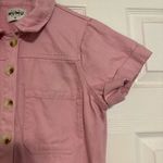 Show Me Your Mumu Range Romper Candy Pink Denim Photo 8