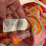 Farm Rio  Vibrant Pink and Orange Jumpsuit Photo 8