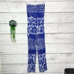 Tommy Bahama Blue & White Boho Strapless Jumpsuit Size Small Beach Travel Summer Photo 6