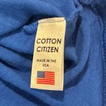 Cotton Citizen  Revolve Size M Royal‎ Blue Soft Stretch Long Sleeve Mini Dress Photo 6