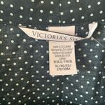 Victoria's Secret  Black and White Polka Dot Short Robe size XL Photo 4