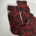 Acorn versafit‎ fleece cabin socks maroon & red adult Photo 1