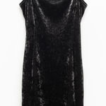 Don't Ask Why NWT Don’t ask why crushed deep blue grey velvet S Photo 0