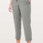 Lululemon On the Fly Crop 23” Sage Green Photo 0
