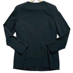 Doncaster  Collection Rare Zipper Front Leather Trim Jacket Photo 3