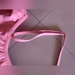Michael Kors  Pink Ruffle Swimsuit Built in Shelf Bra Padded Cups Off Shoulder 6 Photo 9