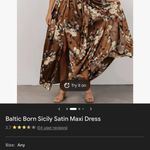Baltic Born  Chocolate Floral Maxi Dress Photo 3
