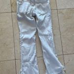 Pistola  Like New White Frayed Jeans Sz 24 Photo 4