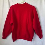 Fruit of the Loom Vintage  size large red floral sweatshirt Photo 6