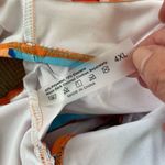 SheIn NEW One Piece Swimsuit Orange Blue Abstract Pattern 4XL Photo 6