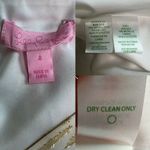 Lilly Pulitzer 4 Gold Ivory Silk Caftan Dress Palm Burst Bridal Resort Cocktail Photo 2