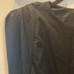 EXPRESS Black bodysuit with shoulder pads Photo 2