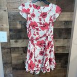 Free People  French Quarter Ivory Floral Print Wrap Dress Photo 7
