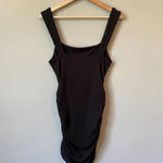 Mable Womens Medium Bodycon Cut Out Front Twist Mini Party Going Out Black Dress Photo 10