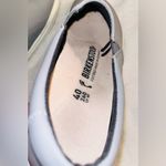 Birkenstock  Oswego Grey Slip-On Leather Shoes sz 9.5 Photo 7
