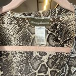 Tommy Bahama  Top XL Cover Up‎ Beach Pool Animal Print Lace Up Long Chic Sheer Photo 5