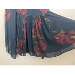 Free People  Poppy Fields Empire Waist Bell Dress Boho Sleeve Witchy Whimsical XS Photo 4