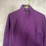 Cabela's Cabela’s Women’s Purple Fleece Quarter Zip Pull Over Size Medium Photo 2