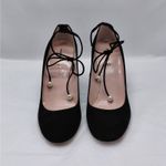 Kate Spade Womens Pumps Size 7.5 Black Whimsigoth Chunky Dark Romantic Feminine Photo 3