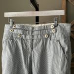 Anthropologie  Leifsdottir Marine Striped Cuffed Pants Size 10 Photo 1