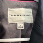 Banana Republic  Stretch Black Button Front Cuffed Sleeve Blazer // size 6 Photo 1