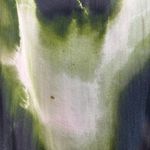 Made In Italy Womens Painted Silk Blend Ethereal Tunic Top Artsy Art2wear PtP 14 White Size undefined Photo 4