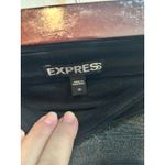 EXPRESS  Black Silver Striped Bodycon Mini Skirt‎ Size 10 Photo 3