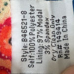 Johnny Was Biya Sasha Full Zip Orange Floral Boho Hooded Long Sherpa - XS Photo 11