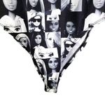 Forever 21 Black White Barbie Graphic Print Sleeveless Tank Bodysuit Size Small Photo 2