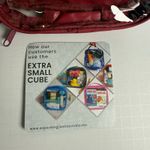 EzPacking Extra Small Cube Maroon Clear Travel Organizer Red Photo 3