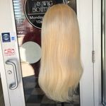 Fulllace Wig Blonde Human hair 16 inc 180DN Remy Photo 3