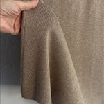 Banana Republic NEW Shimmer Gold Midi Skirt Holiday Glam Casual Sparkle Preppy Photo 2