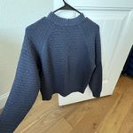 Lululemon  Blue/Gray Crew Neck Sweater with Textured Knit Photo 1