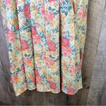 Lush Clothing Lush Size Large Floral Sleeveless Back Zippered Pleated Swing Dress Photo 7