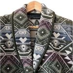 NEW IDENTITY Vintage Cropped Southwestern Country Tapestry Jacket Size M NEW Green Size M Photo 11
