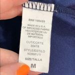 Hot Tempered Womens Blouse Top Shirt Colorblock Silky Pullover Pink Blue Medium Photo 8