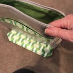 Clinique  2 piece travel makeup bag silver Photo 1