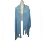 Source Unknown Blue Winter Knit Scarf Warm Thick Wrap Pattern Long for Outdoors Photo 1