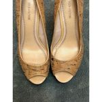 Pour La Victoire   Cork Detail Stiletto Pumps  Open Toe size 6 Photo 5