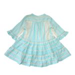 Devotion Twins Ella Tunic in Turquoise Blue Ecru A Photo 9
