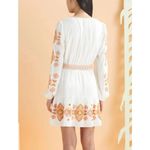 Marie Oliver Kira embroidered long sleeve dress side M Photo 1