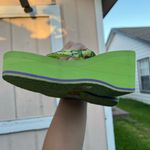 Skechers Green Floral Flip Flops with Pink and Purple Details Photo 9