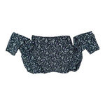 MINKPINK REVOLVE Rivera V Neck Ruched Top in Multi NWT Size M Floral Black Photo 7