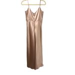 Birdy Grey  Bridesmaid Dress Style Jay Color Taupe Fabric Satin Size Women's XS Photo 3